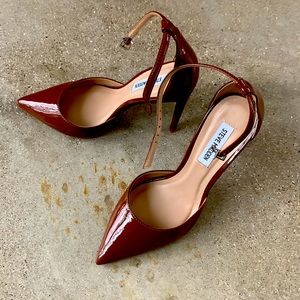 Steve Madden Brown Patent Heels